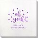 Confetti Dots Oh Yeah! Bamboo Luxe Napkins Image 4 of 4